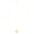 Orphelia ‘Linn’ Dames 925 Sterling Zilveren Ketting met Hanger – Goud ZH-7130/G