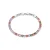Luxenter armband in metaallegering en multicolor zirkonia afgewerkt met rhodium – Frede