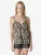 KOROSHI Top  beige / zwart
