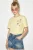 Bloemig Geborduurd Crew Neck T-Shirt