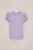WE Fashion – Meisjes T-shirt met ruches – Slim Fit – Unknown – Biologisch katoen –