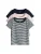 The Set Gebreid vest  navy / rosé / wit