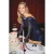 TRENDYOLMİLLA Dames Donkerblauw Effen Kort / Mini Lang Cocktail Bodycon Jurken