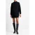 French Connection Kezia Recycled Mock Rib Dress Black