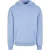 Urban Classics Effen Fluffy Hoodie Heren (Poederblauw)