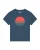 Watapparel Shirt ‘Abstract 03’  petrol / gemengde kleuren