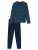 SCHIESSER Pyjama lang ‘ Casual Essentials ‘  blauw / offwhite