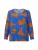 ONLY Carmakoma Blouse ‘Cardagny Life’  azuur / donkeroranje