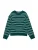 Pull&Bear Trui  donkergroen / wit