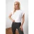 Trendyol Vrouw/Meisje Ronde hals Capuchonmouw  T-shirt