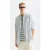 Scotch & Soda Striped Crinkle Structure Regularfit Shirt White/pastel