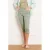 LOLALIZA skinny regular waist capri groen