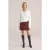 We Fashion Skirt Mini Length Vintage Red