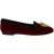 Dolce & Gabbana Bordeaux Katoenen Instappers