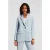 Karl Lagerfeld Fluid Satin Tailored Blazer Cashmere Blue