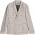 John Varvatos Peak Lapel Db Jacket Withsd Vents Ecru