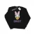 Disney Meisjes Sweatshirt met Daisy Eend Gezicht (Zwart)