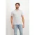 Saint Steve gebreid T-shirt white melange