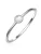 Glanzstücke München Ring  zilver / parelwit
