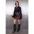 TRENDYOLMİLLA Dames Bordeaux Effen Kort / Mini A-lijn A-lijn Rokken