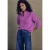 Street One Studio Dames Knus shirt met ritssluiting in Pink