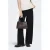 ONLY wide leg high waist casual broek zwart