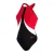 Speedo Dames/Dames Kleurblok Eendelig Zwempak (Zwart, Rood)