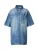 KARL LAGERFELD JEANS Blouse  blauw denim / wit