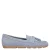 No Stress – Dames – Blauwe suède loafers met franjes –
