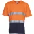 Yoko Unisex volwassenen hi-vis v hals veiligheid t-shirt