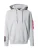 ALPHA INDUSTRIES Sweatshirt  lichtgrijs / wijnrood