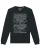 Watapparel Sweatshirt ‘ Mountains ‘  zwart / wit