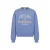 Retour Jeans oversized sweater met tekst – blauw