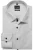 OLYMP Luxor Overhemd zilvergrijs, Effen