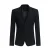 Heren casual 2 knoppen herfstblazer slim fit sportjas zwart