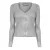 Diesel Isotta-vest met V-hals, normale pasvorm, voor dames (Grijs)