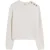 Ted Baker Janha Rose Button Crew Neck Long Sleeve Ivory Jumper
