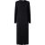 Pieces Dames Crew Neck Lange Mouwen Maxi Jurk (Zwart)