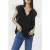 French Connection Crepe Light V Neck Blouse Black