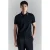 Mango Man slim polo donkerblauw