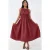 Gerimpeld Strap Midi-jurk