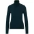 Boss Dames-sweatshirt met col, normale pasvorm (Donkergroen)
