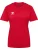 Hummel Shirt ‘Authentic Co’  grijs / cranberry / zwart / wit