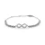 Luxenter 925 Sterling zilveren armband met gerhodineerde briljant zirkonia – Munthir
