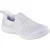 Skechers Virtue Icon Textiel Dames Witte/Zilveren Standaard Sneakers