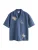 Next Overhemd  sand / navy / geel / wit