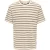 Only & Sons onsian reg ss stripe struct tee 22032819 coffee bean