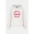 Penn & Ink Tatum 05m-330 penn and ink hoodie print ecru mel. tomato