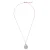 Orphelia ‘Frida’ Dames 925 Sterling Zilveren Ketting met Hanger – Zilver/Roze ZH-7437