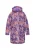 NOOTKI Wintermantel ‘Young Fashion’  lila / oranje / zwart